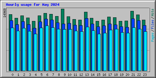 Hourly usage for May 2024