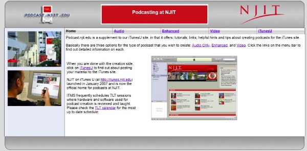 podcasting at NJIT